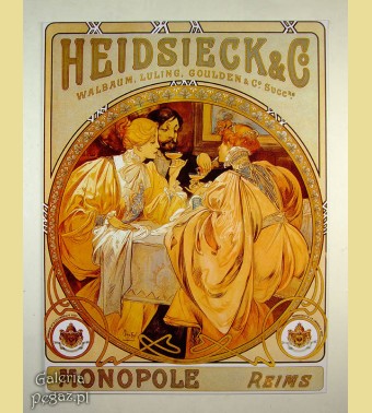 Alfons Mucha Champagne