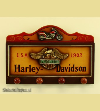 Wieszak z logo Harleya Davidsona